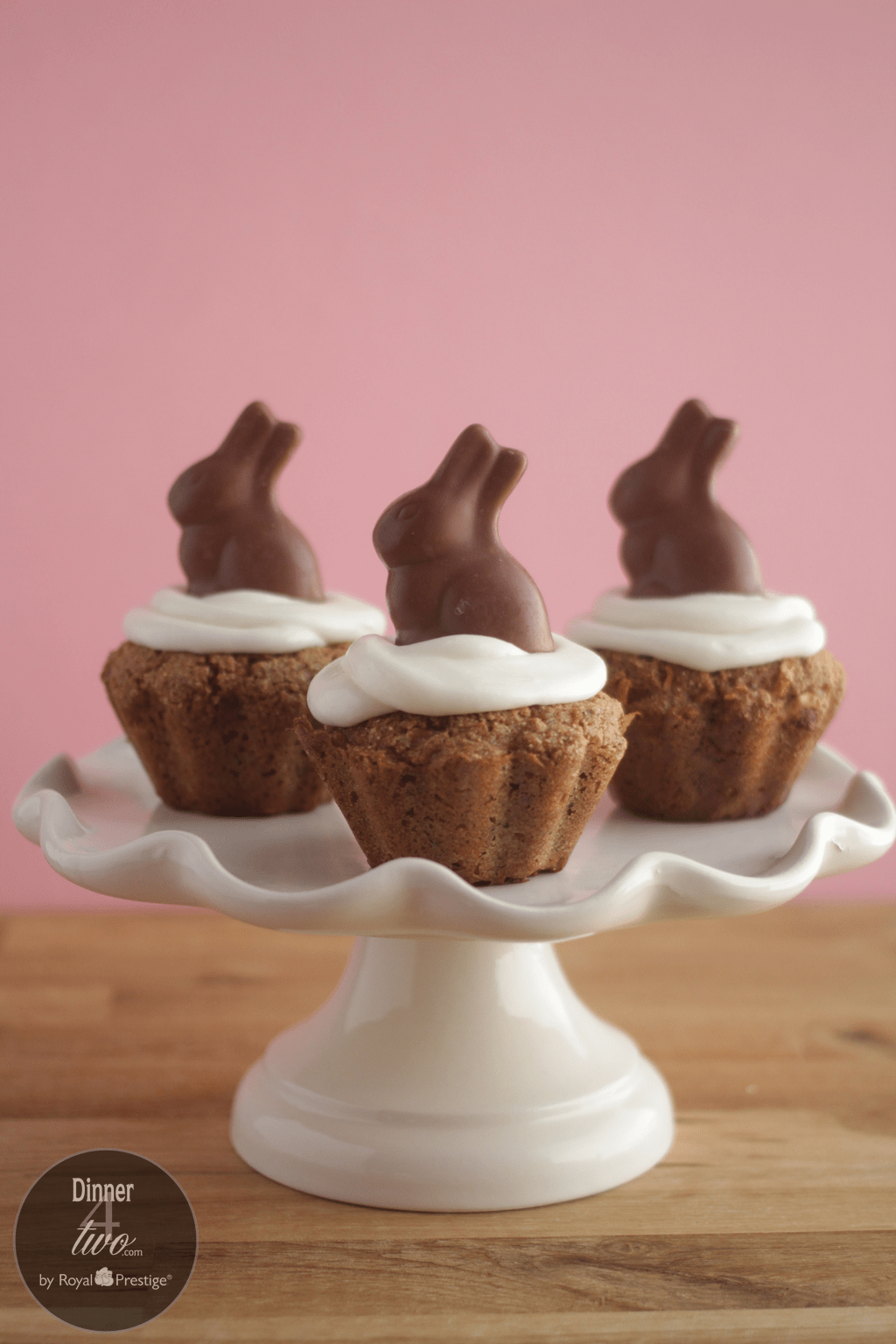 Healthy Easter Bunny Muffins by Dinner4Two