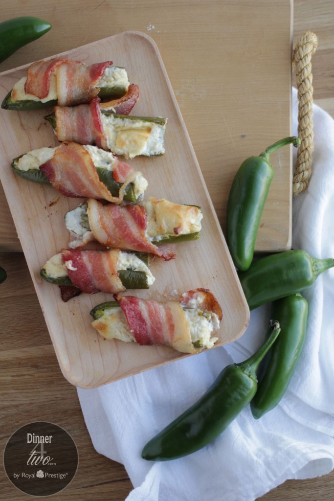 Dinner4Two Cream Cheese Bacon Wrapped Jalapenos