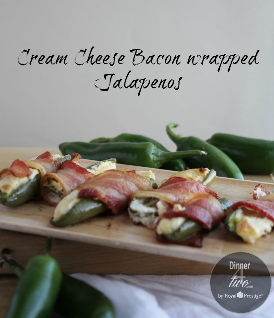 Dinner4Two Cream Cheese Bacon Wrapped Jalapenos