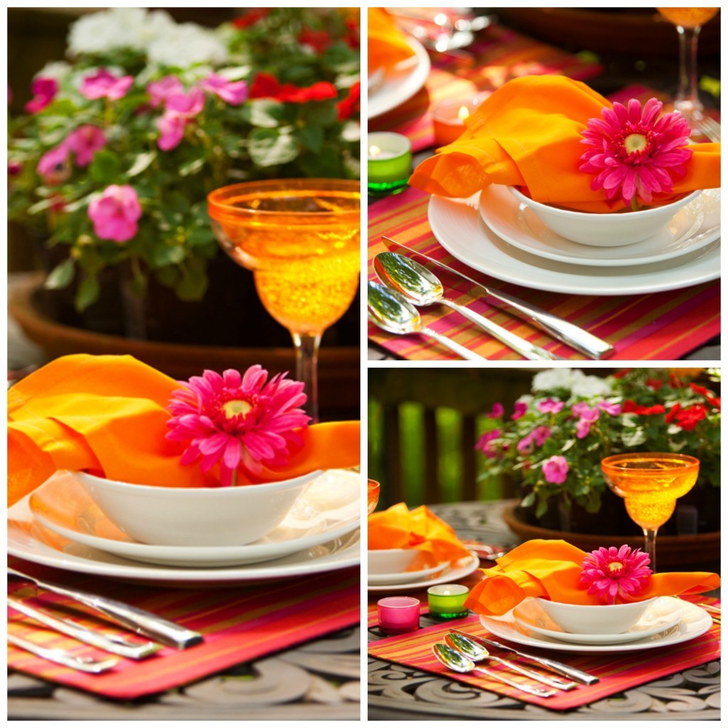 Dinner 4 Two sun-kissed table scape by V. Renee to celebrate Mother's Day