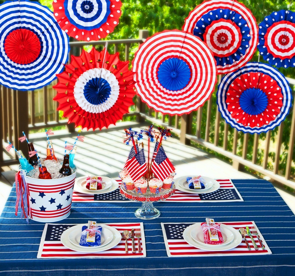 DIY 4th of July Tablescape