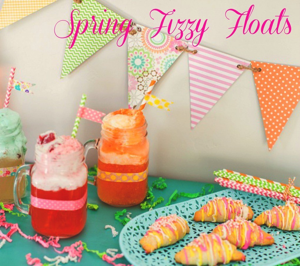 Spring Fizzy Floats