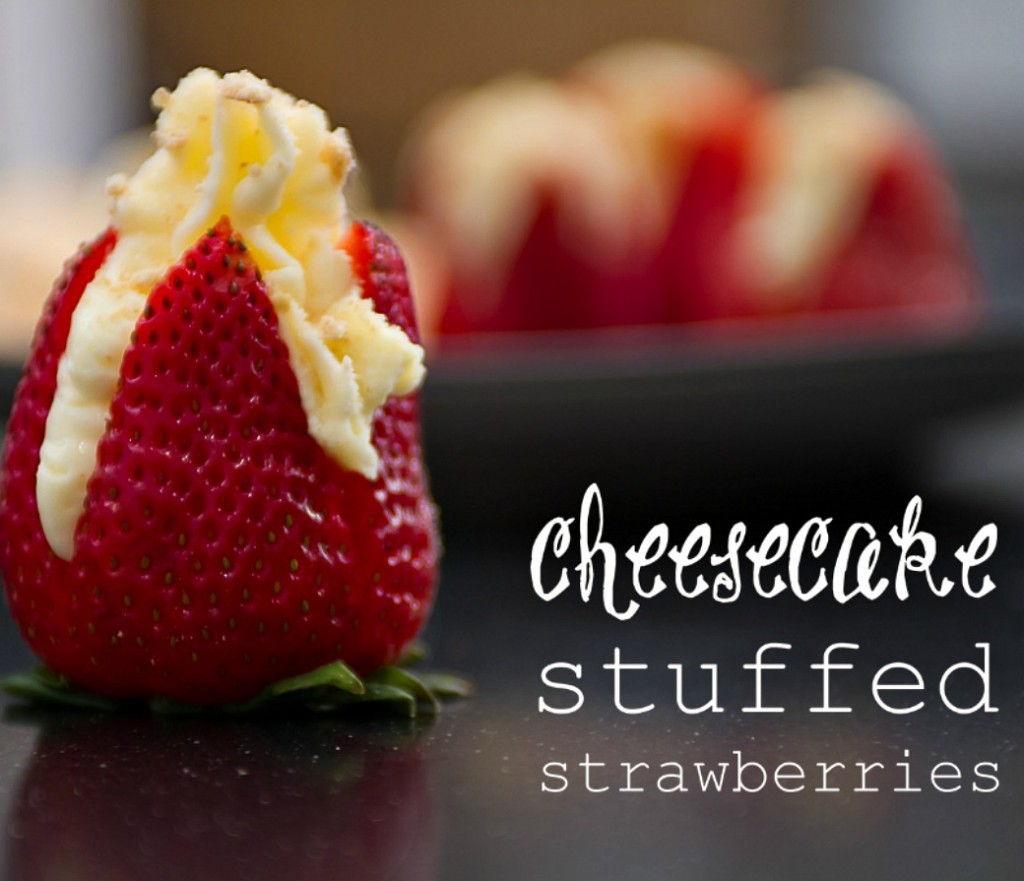 Strawberries, Cheescake, Cheescake stuffed strawberries