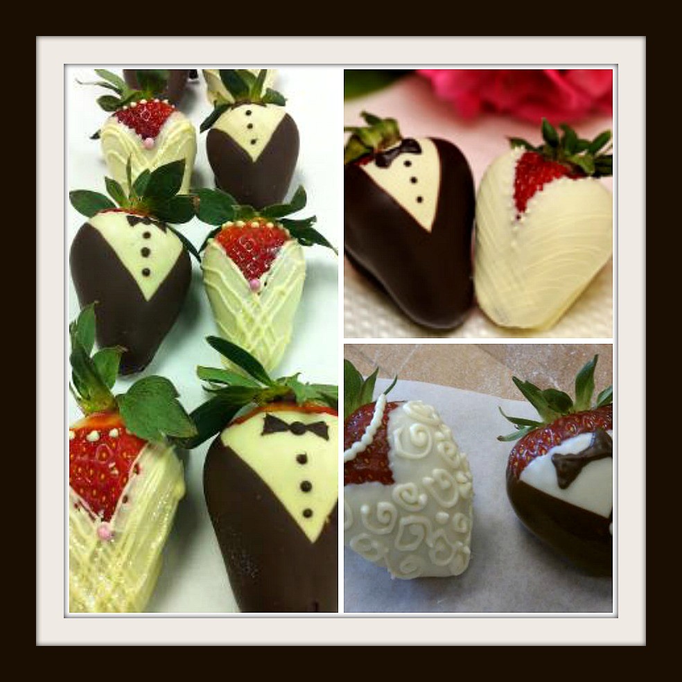 PicMonkey Collage Bride & Groom strawberries