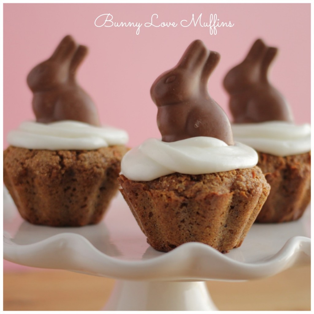 Healthy Easter Bunny Muffins