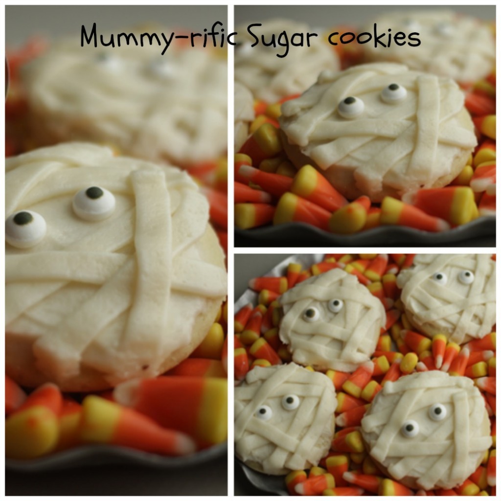 Mummy-rific sugar cookies