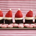 Strawberry Brownie Santa Hats