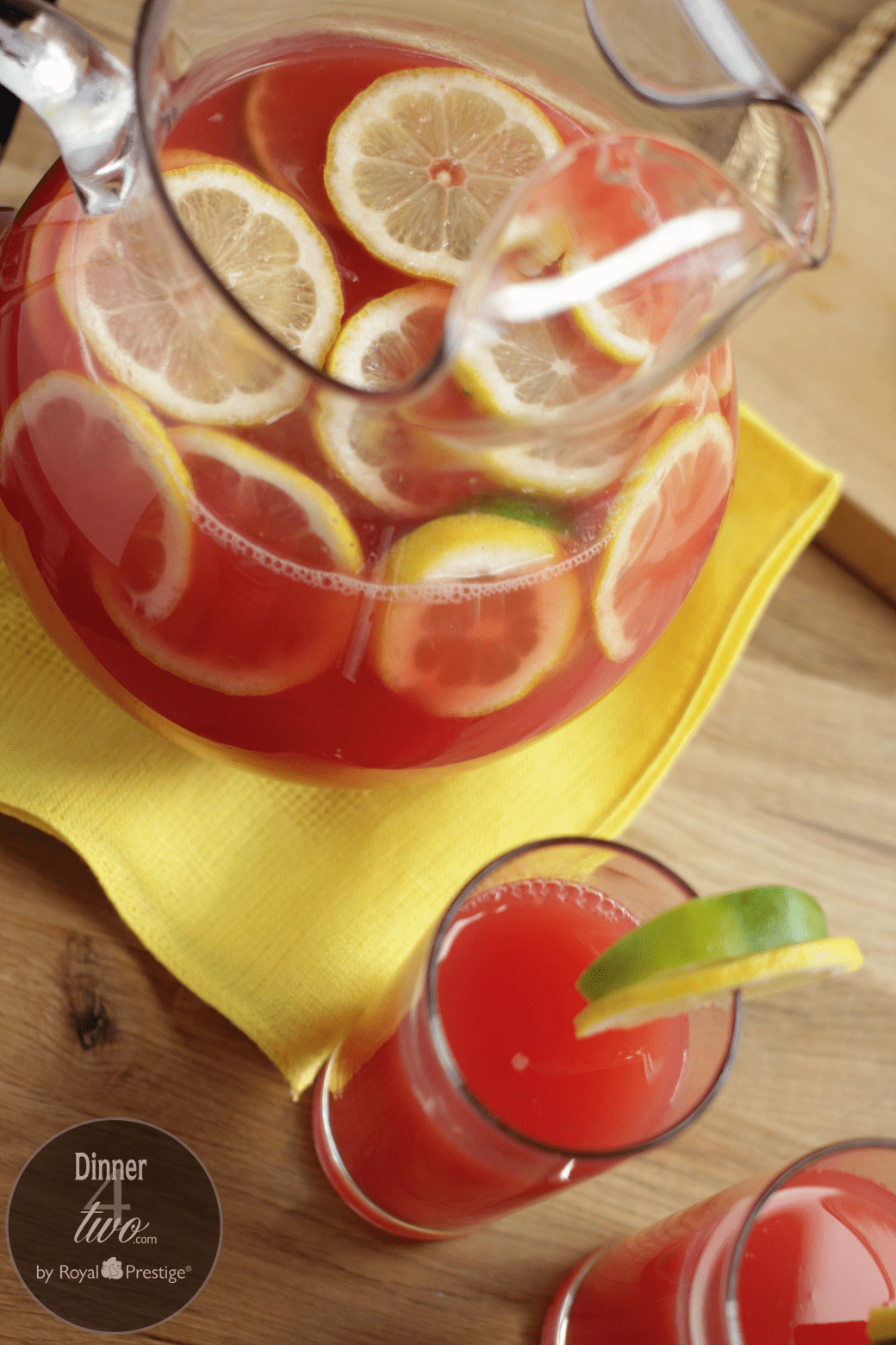 Sweet Watermelon Lemonade by Dinner4Two