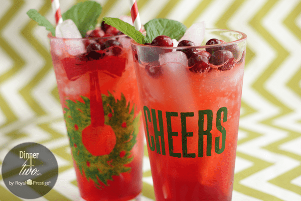 Cranberry Mint Holiday Punch