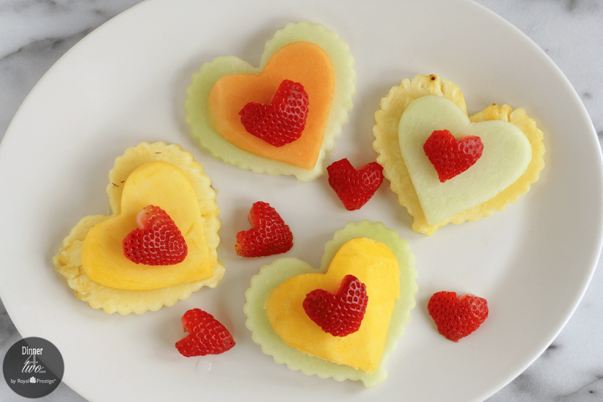 Valentine's Day Dinner4Two Heart Healthy Fresh Fruit