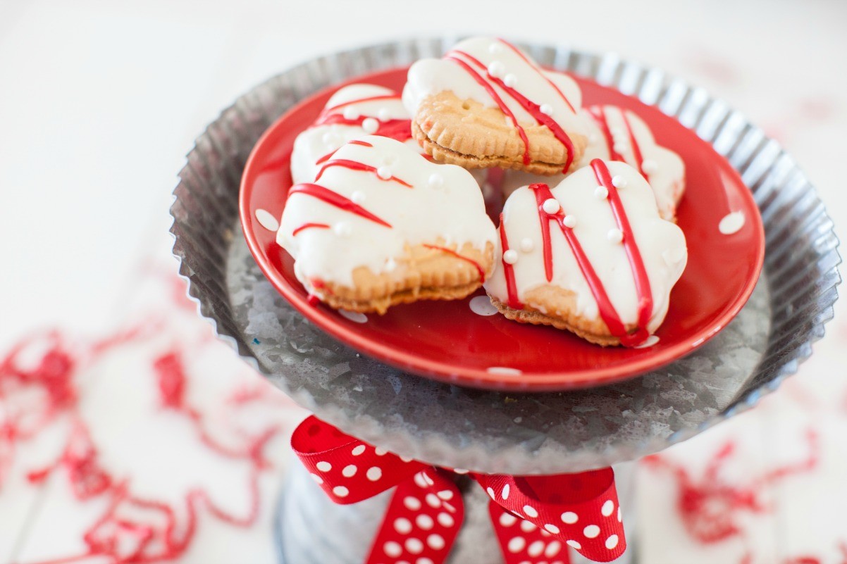 White Chocolate Maple Leaf cookies