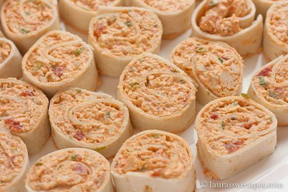 Chicken Enchilada Tortilla Roll Ups